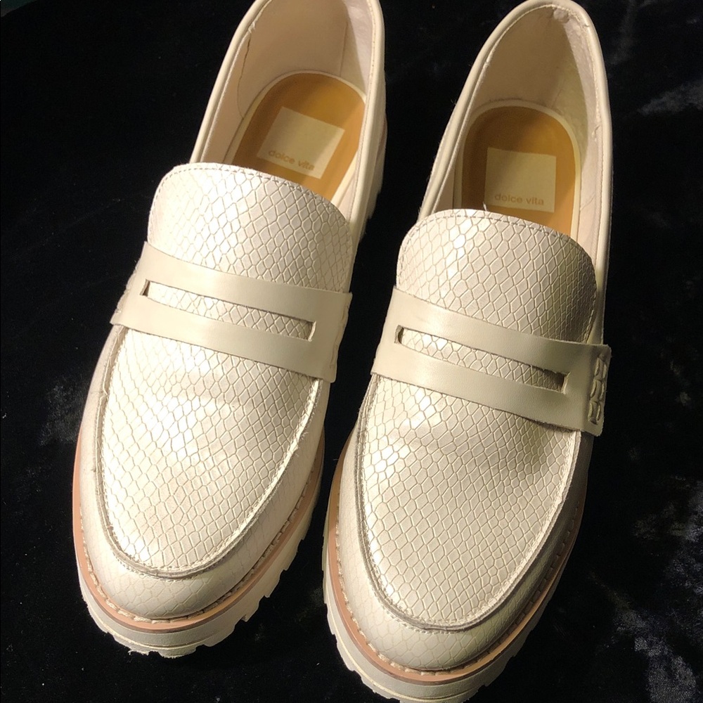 Dolce Vita Womens Elias Chunk Loafers 8.5